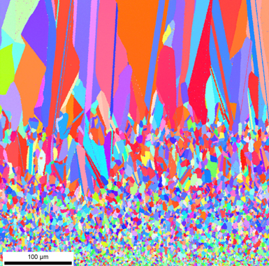 map of Si thin film - vergrößerte Ansicht