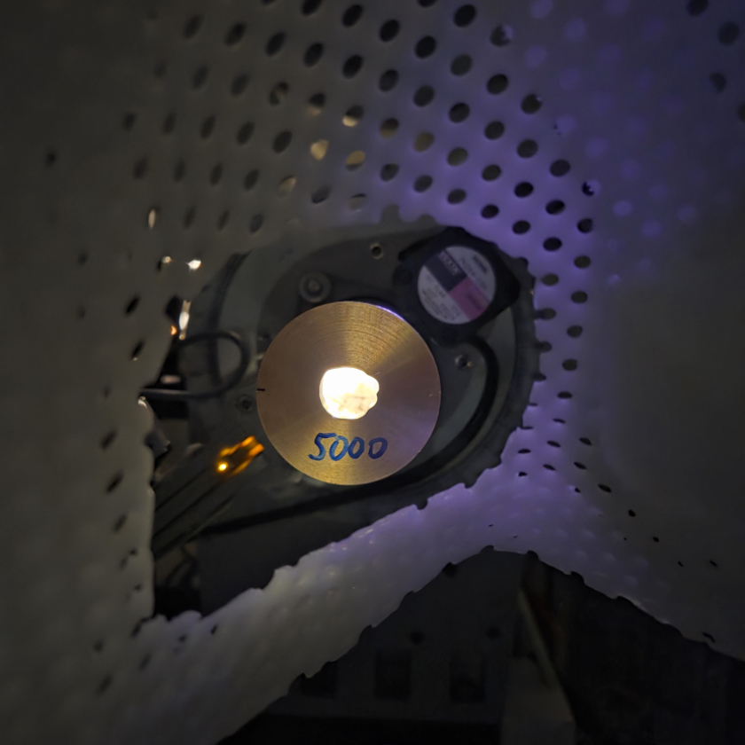 Protonentherapie Maske mit Blende - vergr��erte Ansicht