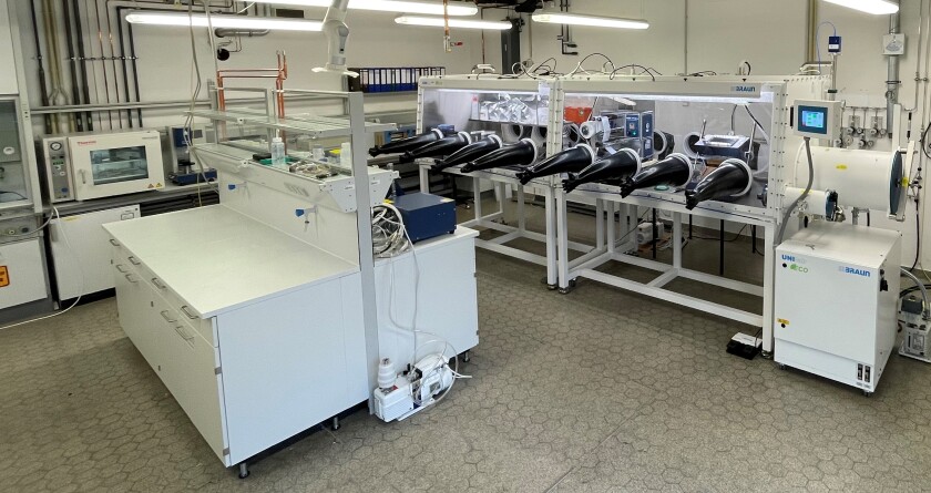 Pouchzellen Labor am HZB