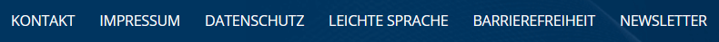 Links in der Fuzeile oben