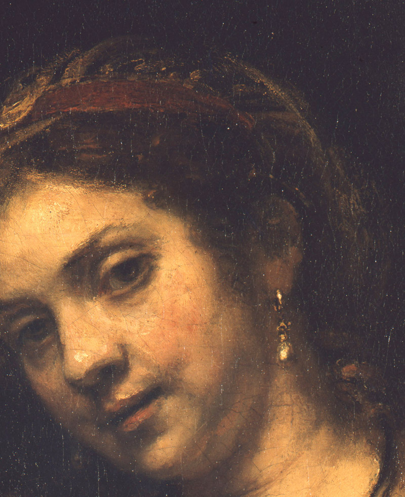 Rembrandt Detail Hendrickje Stoffels - vergrößerte Ansicht