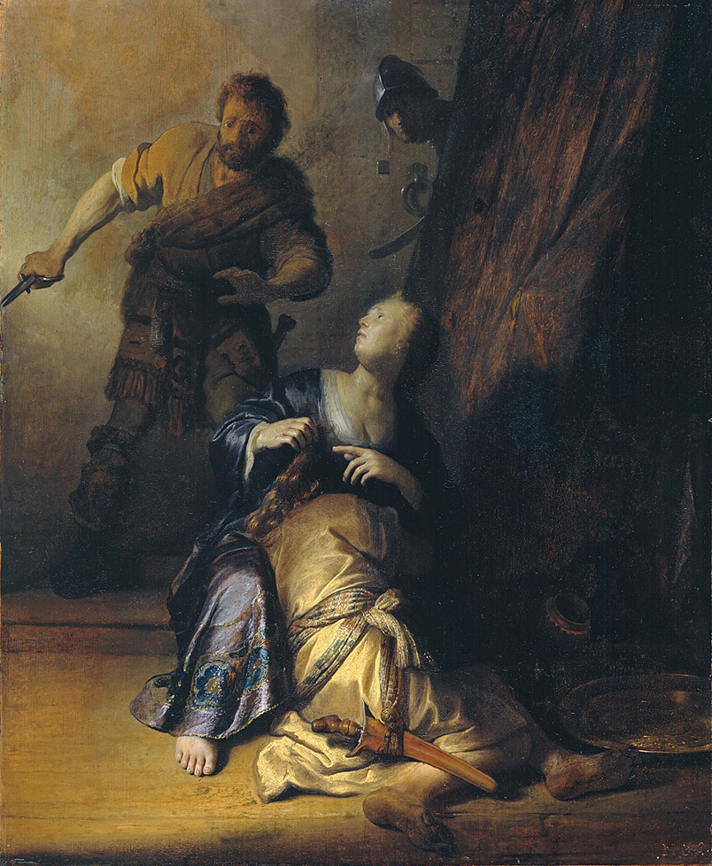 Rembrandt, Simson und Delila - vergrößerte Ansicht